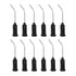 12pcs 19 Gauge Blunt Tip Dispensing Needles, 1" 45 Degrees Bent with Luer Elbow for Oil or Glue