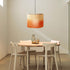 Bulb European Watercolor Lampshade Gradient Bamboo Lamp Shades Clip On Light Cover, for Chandelier Indoor Lampshade