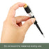 YOKIVE Voltage Circuit Tester (AC 100-500V, Black), 3mm Slotted Screwdriver, Great for Home, Office, Art, Daily Use