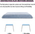 GWTYR Green,1 Pack,Seat 28x28x3cm Grass Pads for Dining Chairs, Soft and Breathable Seat Cushion with Removable Cover