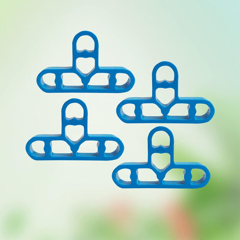 JINYO 3/8 inch 10mm Exterior Brick Wall Spacer, 100pcs Outdoor Red Leveling System for Mosaic Masonry Tools