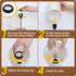 Yarra-Decor Bedside Table Lamp with USB Port, Touch Control 3 Way Dimmable Nightstand Lamp for Bedroom, LED Bulb