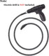 YankMooM Drain Snake Cable with Drill Connector 6.5Ft Flexible Plumbing Auger Replacement Cable for Clog Remover