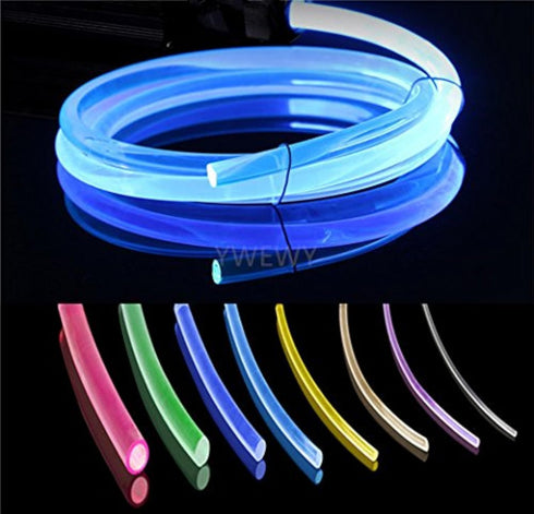 YWEWY 3.28ft PMMA Plastic Side Glow Optic Fiber for LED Light Source (0.16in) for Lighting Projects
