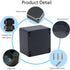 2 Packs Junction Box IP65 Waterproof ABS Plastic Electrical Project Case with 8 PCS M16 Cable Glands (3.27x3.19x2.2inch)