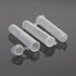 200pcs 10ml Plastic Vial Tube, EP Lab Centrifuge Test Tube Sample Storage Container with Snap Cap