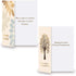 Foil Falling Leaves Sympathy Cards, Set of 8 (4 designs), Large 5" x 7", Sympathy Cards with Sentiments Inside,
