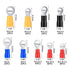 200 Pcs Mixed Quick Disconnect Electrical Ring Terminals, Insulated O Ring Crimp Terminals Connectors, Electrical Wire Crimp Terminals Connectors Assortment Kits