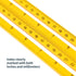 POWERTEC Multi Angle Measuring Ruler for Woodworking, Crafting, and Tile Cutting, ABS Plastic Angle Finder