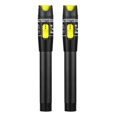 2PC 50km Visual Fault Locator Fiber Optic Tester with 2pc Singlemode 9/125µm FC Male to LC Female Adapter
