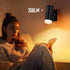 Dimmable Afyuol Battery Operated Wall Sconce CCT Wireless Reading Light, Rechargeable LED Wall Light with Magnet Ball