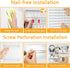 16pcs Plastic White Pegboard Wall Organizer Kits, 4pcs Peg Board and 12 Accessories for Home Office Garage