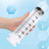 300ml 350ml Syringe with 27.6" Tube and 14G Needle, Large Plastic Syringe for Glue Dispensing