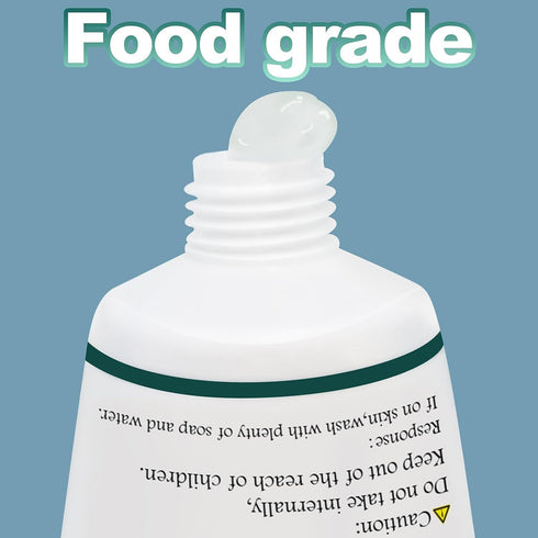 2-Pack Food Grade Silicone Grease for Plumber Faucet O Rings Lubricant, 1 oz with Brush