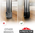 16 1" X-Protector Rubber Chair Leg Caps - PCS Non-Slip Rubber Feet - Black Chair Leg Covers - Keep Furniture in Place!