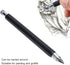 Fdit Automatic Pencil Refill Size Active Pen, Steel Color Metal Coloring Pencil with 5.6Mm Leads