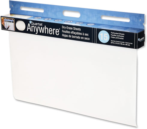 Quartet Dry Erase Sheets, 24-inch x 31 1/2-inch, White