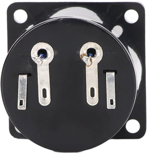 VU Meter Panel Kit 2PCS, VU Meter Warm Back Light Recording Audio Level Amp with Driver Board