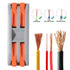 50pcs Conductor Compact Connectors Lever Wire Nut Electrical Connectors with Fixed Base for 2 Circuit Inline Splices