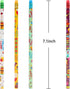Kolewo4ever 100 Pieces Happy Birthday Pencils, Colorful Printed with Top Erasers for Teachers and Kids Gifts