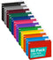 HERKKA Extra Capacity Hanging File Folders, 60 Pack, Reinforced Letter Size, 2 Inch Expansion for Bulky Files, 12