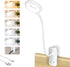 CUHIOY Clip on Reading Light for Bed Headboard, Rechargeable Battery Clamp on