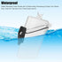 Transparent Clear Waterproof ID Card Badge Holder Case, Vertical Holders with Lanyard and Keychain for Office Supplies