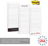 Motivational Sticky Note Checklist Set of 3, Black and Red To Do Note Pads, 50 Sheets Per Pad, Made in USA