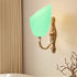 5 Bulbs Yellow Decor Pcs Lamp Shade Plastic Lampshade for Table Lamp and Floor Light Replacement for Bedroom Living