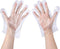 100 pcs Plastic Disposable Gloves, One Size Fits Most