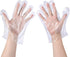 100 pcs Plastic Disposable Gloves, One Size Fits Most