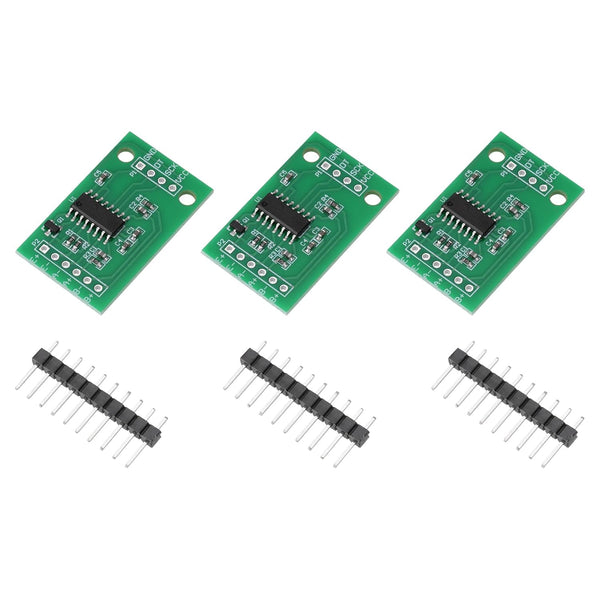 MECCANIXITY 3pcs HX711 Weighing Sensor, Dual-Channel 24 Bit Precision A/D Module