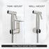 SassyAstra 2Pack Handheld Toilet Bidet Sprayer Adjustable Water Pressure, with Hose, Feminine & Pet Wash Kit, Bathroom
