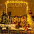 504LED 41FT, 8Modes Ollny Icicle Lights for Outside Warm White Christmas Light with Remote Timers Waterproof, Plug