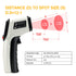 Non-Contact Digital Laser Infrared Thermometer, -58?~ 752? (-50? ~ 400?) Handheld IR Temperature Gun with Adjustable Emissivity for Kitchen Cooking BBQ Automotive Daily Use and Industrial