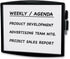 Fellowes 75905 Partition Addition Dry Erase Board, 15-3/8 x 13-1/4 - Plastic Whiteboard for Office Use
