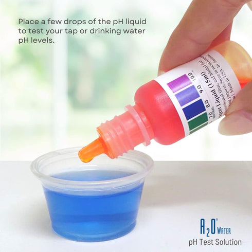 (WHT/100-125 0.50 Oz, A2O Water pH Level Test kit, Alkaline, Tap, and Drinking Water Tests) Fl More Accurate Than Test