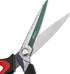 LIVINGO 10" Multipurpose Heavy Duty Scissors - Premium Titanium Coating Forged Stainless Steel Tool for Household