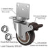 2 Inch Set 4,Rubber 300 LBS. Side Mount Casters of L-Shaped Small casters,Caster Wheels for Furniture casters,Crib
