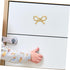 POPETPOP Brass Bow Drawer Pulls Vintage Bowknot Cabinet Handle for Dressers Wardrobes Shoe Cabinets Bedside Tables