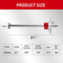 100 Pack 2-1/2" Powder Actuated Fasteners with 1" Washer, .300 Head .145" Shank for Powder Fastening & Power Framing