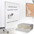 Magnetic Dry Erase Marker Holder - Magnetic Pen Holder for Fridge, Whiteboard, Locker, 1 Pack, White