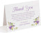 Purple Flowers Sympathy Thank You Cards, Custom Funeral Thank You Cards with