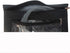 Enyuwlcm 3 Ring Binder Pencil Pouch - Durable Zipper Pencil Case with Clear Window, 2 Pocket Black Canvas, 4 Pack