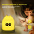 Night Light Kids with Cute Car Design Children's Room LED Bedside Lamp with Changeable RGB Colors Rechargeable Night