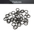 Othmro 50pcs Nitrile Rubber O-Rings, 1mm Wire Dia 9mm OD for Oil or Air Sealing, Black