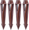 Ground Spike Stake Replacement for Low Voltage Landscape Lighting, High-impact ABS Construction for Spot Lights