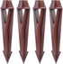 Ground Spike Stake Replacement for Low Voltage Landscape Lighting, High-impact ABS Construction for Spot Lights