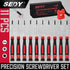 11-Piece Precision Screwdriver Set - Magnetic Mini Screwdrivers for Eyeglasses, Watches, and Phones, Portable Storage