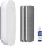 CLICK CLEAN 4-in-1 Magnetic Dry Erase Board Eraser - Replaceable with 3 Felt Pads & 3.4oz Cleaner for Classroom